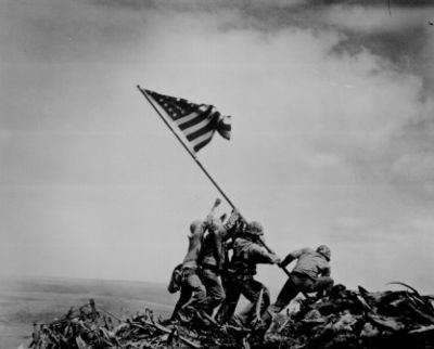 Raising of the flag at Iwo Jima